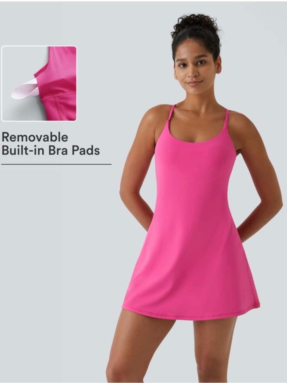 NWT Halara Softly Zero Backless Active Dress Easy Peezy Edition Dress Size 4 - Picture 2 of 11